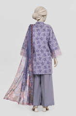 EMBROIDERED PRINTED LAWN 3PCS UNSTITCHED