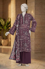 PRINTED LAWN STITCHED 3 PIECE