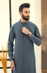 SUMMER'25 MEN KAMEEZ SHALWAR SLATE GREY
