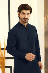 NAVY BLENDED KAMEEZ SHALWAR