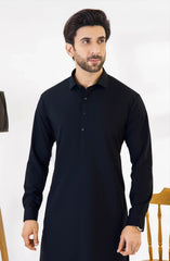 NAVY BLENDED KAMEEZ SHALWAR