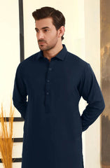 NAVY BLENDED KAMEEZ SHALWAR