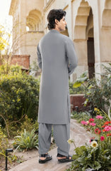 DUST-AQUA BLENDED KAMEEZ SHALWAR
