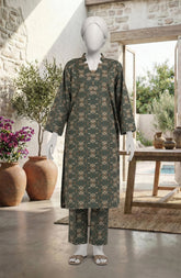 PRINTED CAMBRIC STITCHED 2 PIECE