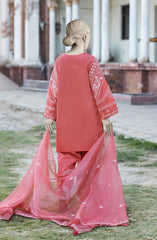 EMBROIDERED CAMBRIC STITCHED 3 PIECE