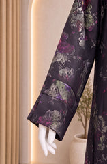 BLACK PRINTED ABAYA
