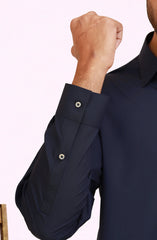 NAVY BLENDED KAMEEZ SHALWAR
