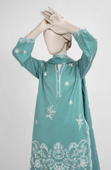 EMBROIDERED CAMBRIC STITCHED 3 PIECE