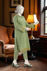 EMBROIDERED JACQUARD STITCHED 2 PIECE