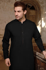 BLACK BLENDED KAMEEZ SHALWAR