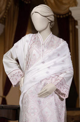 EMBROIDERED CAMBRIC 3PCS UNSTITCHED