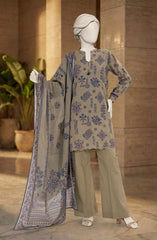 PRINTED LAWN 3PCS UNSTITCHED