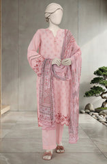 EMBROIDERED CAMBRIC 3PCS UNSTITCHED