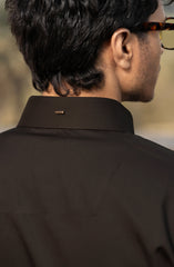 DARK-BROWN BLENDED KAMEEZ SHALWAR
