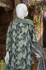 PRINTED TEXTURED LAWN 3PCS UNSTITCHED