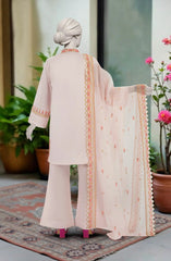 EMBROIDERED CAMBRIC STITCHED 3 PIECE