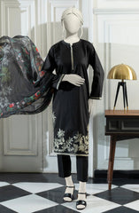 FESTIVE'25 EMBROIDERED CAMBRIC 3PCS STITCHED