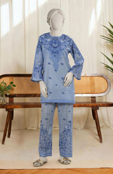 PRINTED KHADDAR STITCHED 2 PIECE