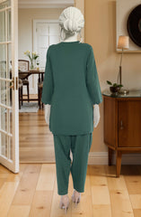 JACQUARD STITCHED 2 PIECE