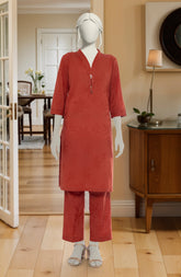 JACQUARD STITCHED 2 PIECE