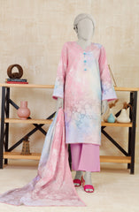 PRINTED KHADDAR STITCHED 3 PIECE