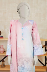 PRINTED KHADDAR STITCHED 3 PIECE