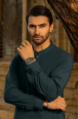 WINTER'24 MEN KAMEEZ SHALWAR TEAL