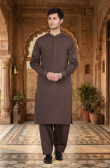 DARK-WOOD 100% COTTON KAMEEZ SHALWAR