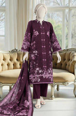 PRINTED KHADDAR 3PCS UNSTITCHED