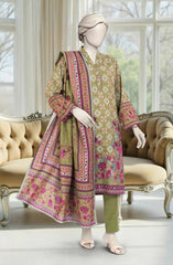 PRINTED KHADDAR 3PCS UNSTITCHED