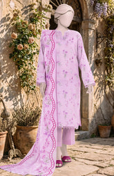 PRINTED TEXTURED LAWN 3PCS UNSTITCHED