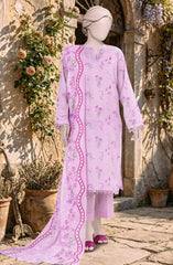 PRINTED TEXTURED LAWN 3PCS UNSTITCHED