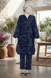 PRINTED CAMBRIC STITCHED 2 PIECE