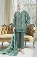 PRINTED KHADDAR 3PCS UNSTITCHED