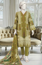 PRINTED KHADDAR 3PCS UNSTITCHED