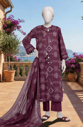 PRINTED LAWN 3PCS UNSTITCHED