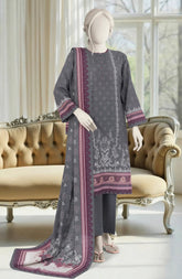PRINTED KHADDAR 3PCS UNSTITCHED
