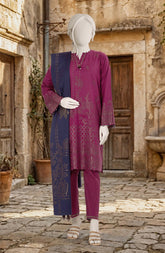 JACQUARD 3PCS UNSTITCHED