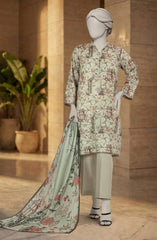 PRINTED LAWN STITCHED 3 PIECE