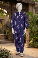 PRINTED CAMBRIC STITCHED 2 PIECE