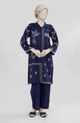 EMBROIDERED CAMBRIC STITCHED 2 PIECE