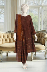 PRINTED KHADDAR 3PCS UNSTITCHED