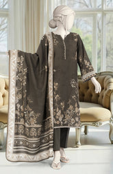 PRINTED KHADDAR 3PCS UNSTITCHED