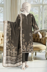 PRINTED KHADDAR 3PCS UNSTITCHED