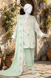 PRINTED TEXTURED LAWN 3PCS UNSTITCHED