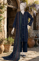 PRINTED TEXTURED LAWN 3PCS UNSTITCHED