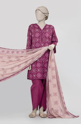 PRINTED LAWN 3PCS UNSTITCHED