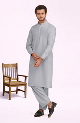 SEA-GREEN BLENDED KAMEEZ SHALWAR