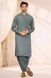 SEA-GREEN BLENDED KAMEEZ SHALWAR
