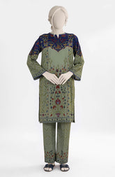 PRINTED CAMBRIC STITCHED 2 PIECE